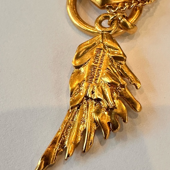 🆕 Roberto Cavalli Women Chain Adjustable Anklet Braclet Anchor and Wing - Picture 7 of 8